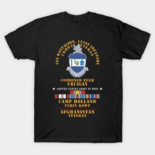 1st Bn, 151st Infantry - Camp Holland Afghanistan Vet w AFGHAN SVC X 300 T-Shirt